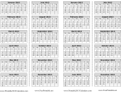 2013 Bookmark Calendar calendar